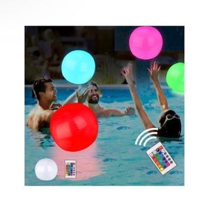 Glow in Dark Ball, 16" Pool Toys Beach Party Supplies